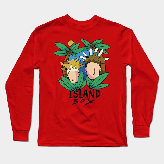 ISLAND BOY Long Sleeve T-Shirt by ExelanArt